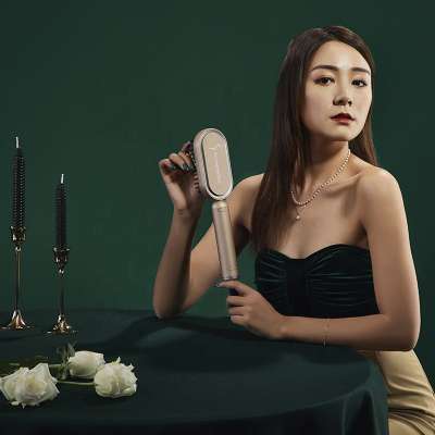 Anion Hair Straightener Brush Fancy Hair Straightener Beauty Equipment