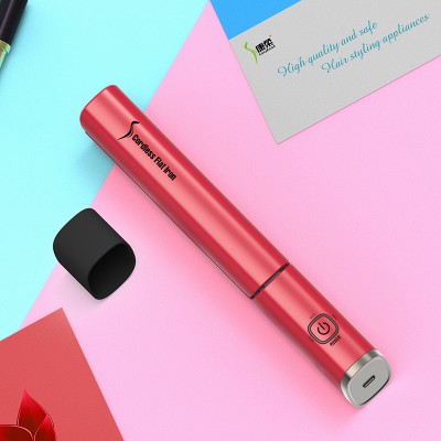 Portable Wireless Hair Straightener For Travel 3500mAh Power Rechargeable Hair Straightener