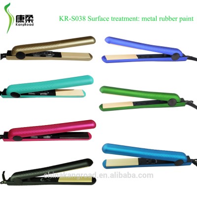 Ceramic plate custom flat irons with private label/hair straightener flat iron