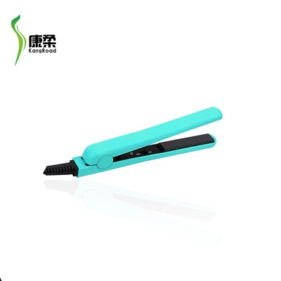 Traveling Hair Straightener Mini Professional Flat Iron With Ceramic Coating Plate