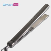 Salon use floating plate ceramic flat iron with steam function, korean hair flat iron