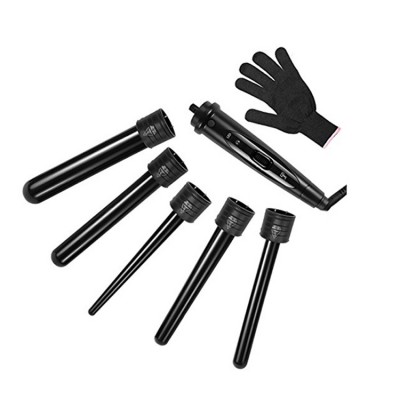 5 in 1 Hair Curler Wand Set with 5 Interchangeable curling iron Barrels